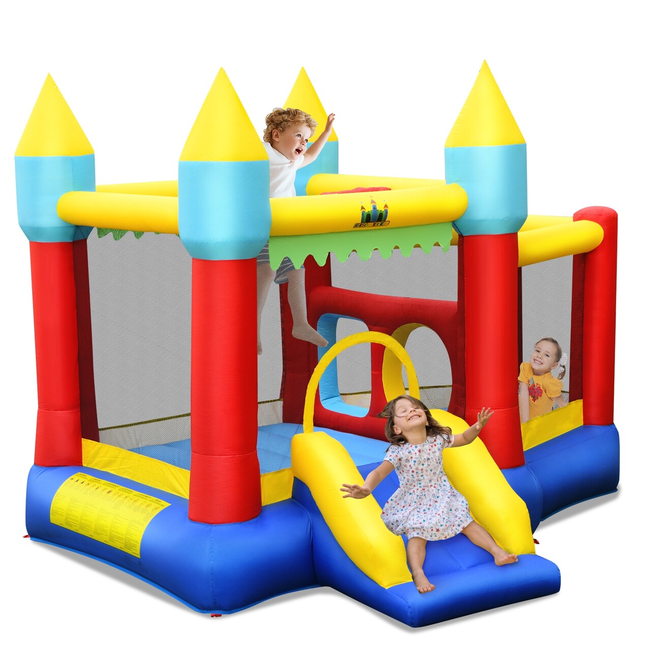 Multi Inflatable Bounce House Slide Jumping Castle Without Blower